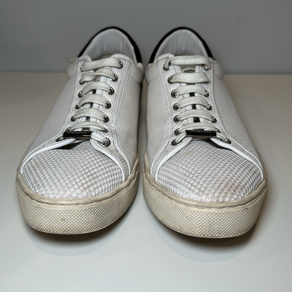 Colorblock Pattern Leather Trim Embellishment Sneakers
Size: 9.5 | US9.5, EU42 - Picture 2 of 7
